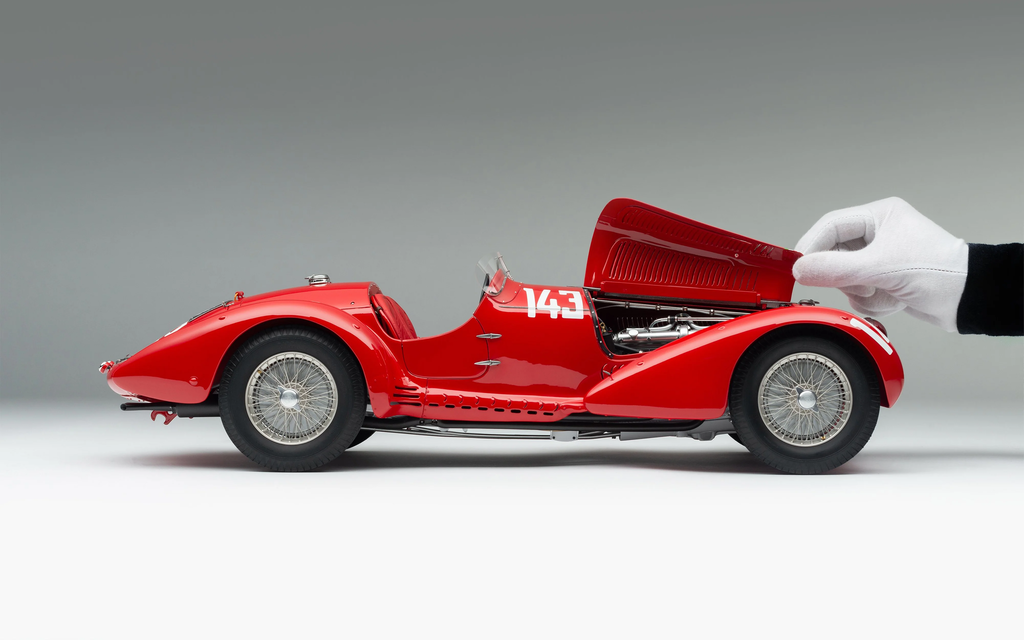 ALFA ROMEO 8C 2900 | Mille-Miglia-Sieger 1938 - 1:8 Meisterwerke der Modellbaukunst Bild 6 von 10