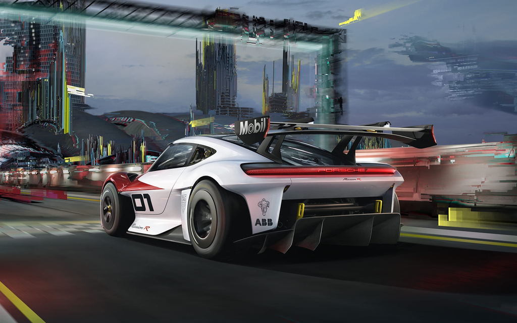 PORSCHE Mission R | Das 1.088 PS E-Motorsport Rennlabor mit 300 km/h Performance  Bild 11 von 43