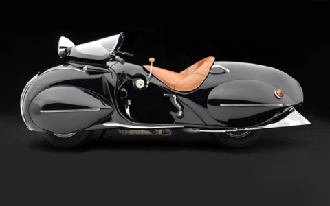 KJ HENDERSON | STREAMLINER 1930 - Art Deco Airflow Boat-Tail Speedster