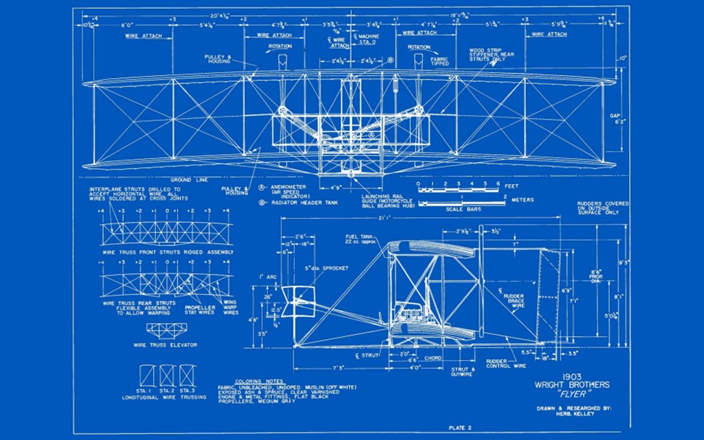 WRIGHT-FLYER 1903 - Das erste motorisierte Luftfahrzeug Image 1 from 2