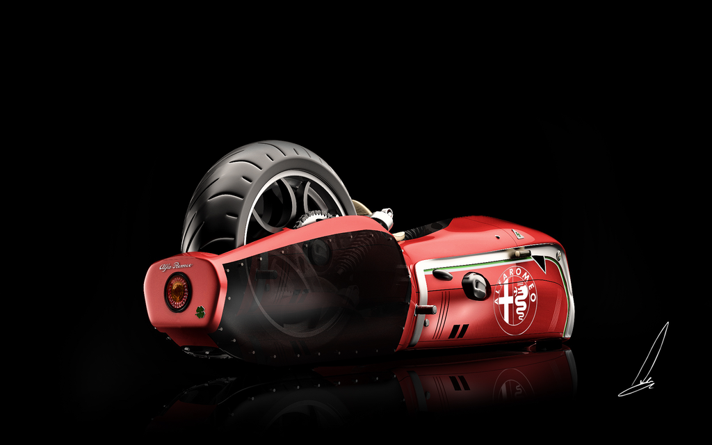 ALFA ROMEO | SPIRITO - Speed Racing Bike Konzept Image 1 from 3