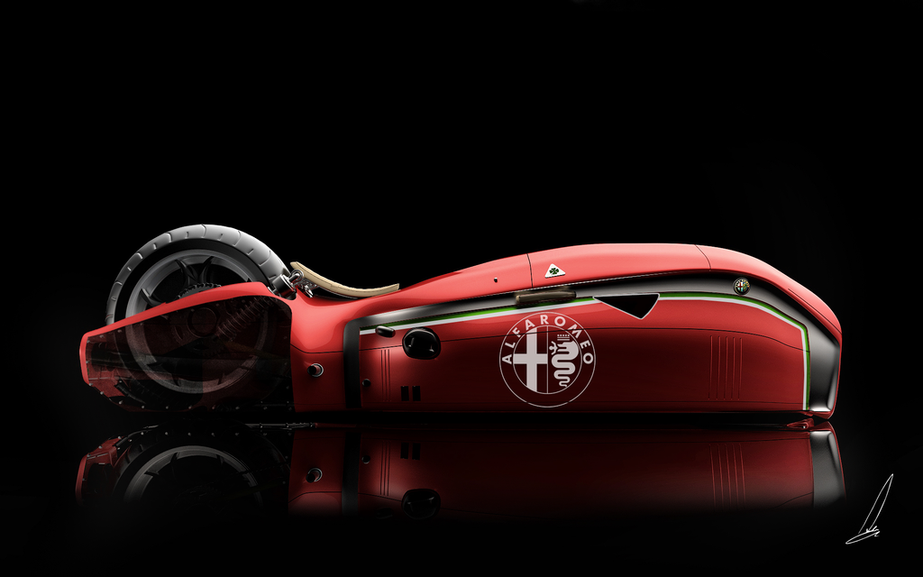 ALFA ROMEO | SPIRITO - Speed Racing Bike Konzept Image 2 from 3