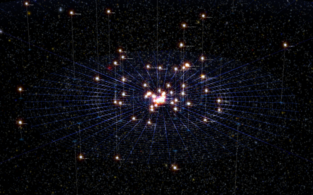 100,000 Stars | Interactive Tour 3D Visualization Bild 1 von 6